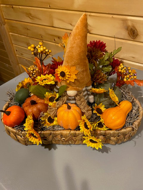 Fall Gnome Basket