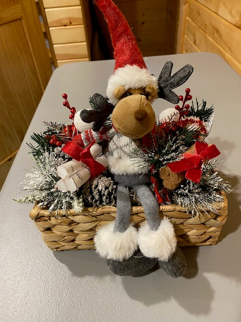 Reindeer in  Basket