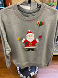 Santa Ozark Hand Stitched Sweatshirt